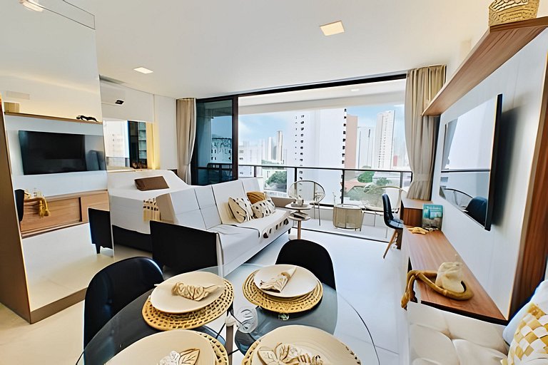 Sea View Penthouse | Gym | Coworking | 1Gb WiFi