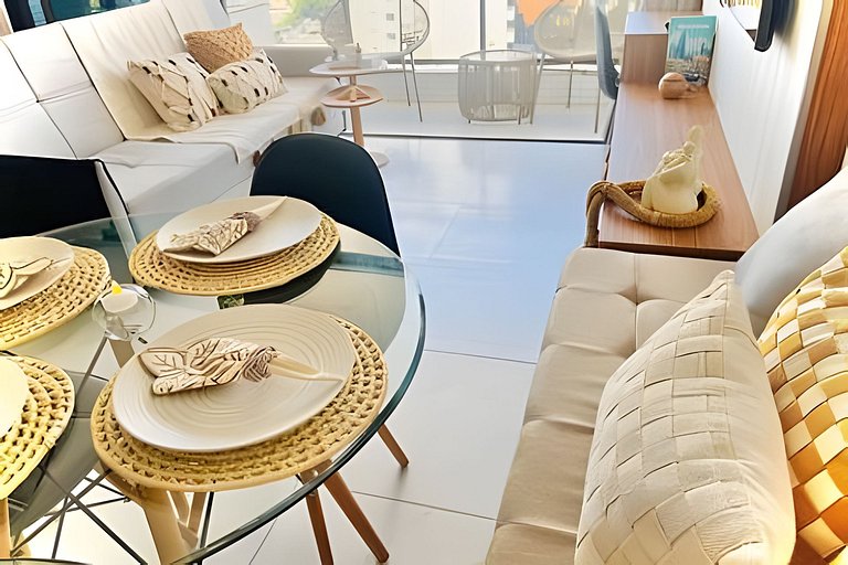 Cozy | Gym | Coworking | WiFi 1Gb | Beira-Mar 4min