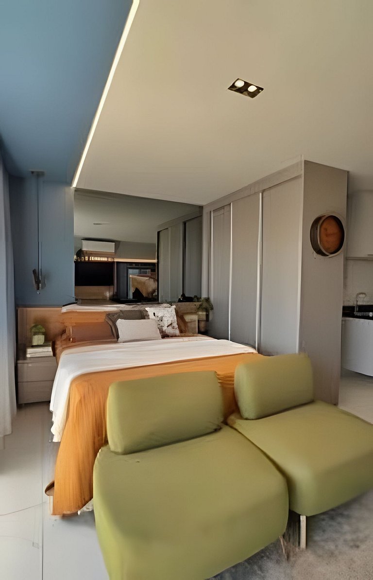 Sea View Penthouse | Gym | Coworking | 1Gb WiFi