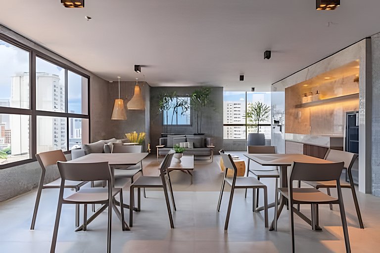 Sea View Penthouse | Gym | Coworking | 1Gb WiFi