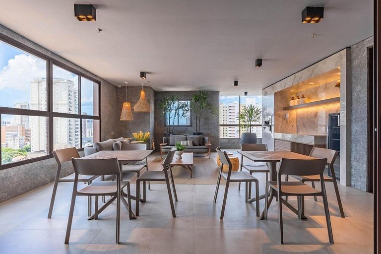 Cozy | Gym | Coworking | WiFi 1Gb | Beira-Mar 4min