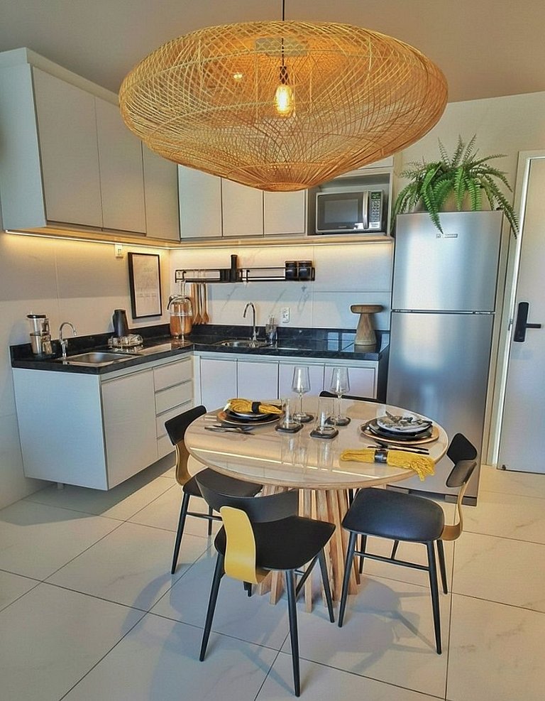Cobertura Vista Mar | Gym | Coworking | WiFi 1Gb